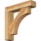 Ekena Millwork Westlake Block Rough Sawn Bracket w/ Offset Brace, Western Red Cedar, 6"W x 26"D x 26"H BKT0604X26X26WTL05RWR - alternate 1